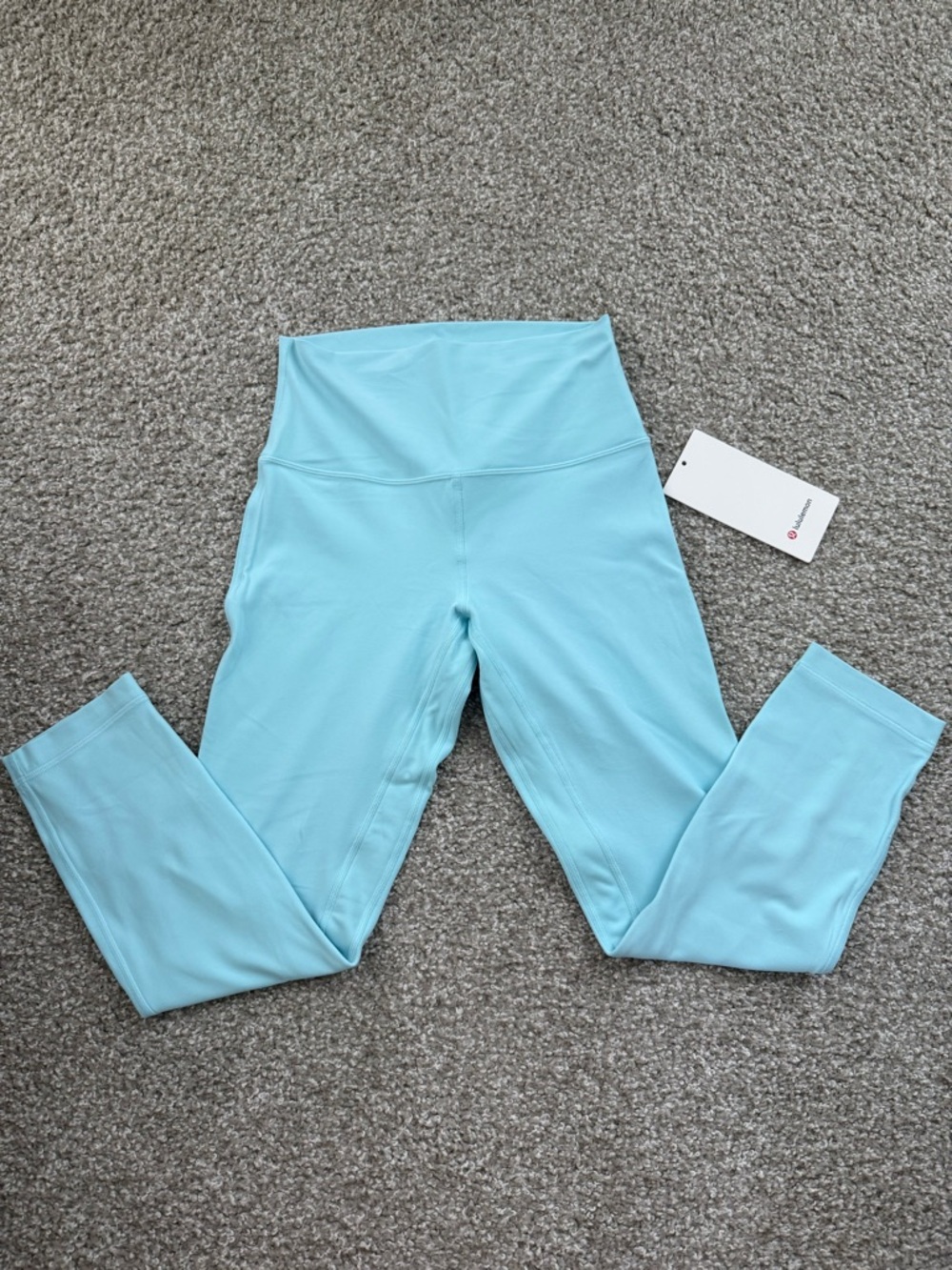 lululemon align crop 23” Light Blue High-Rise Leggings NWT